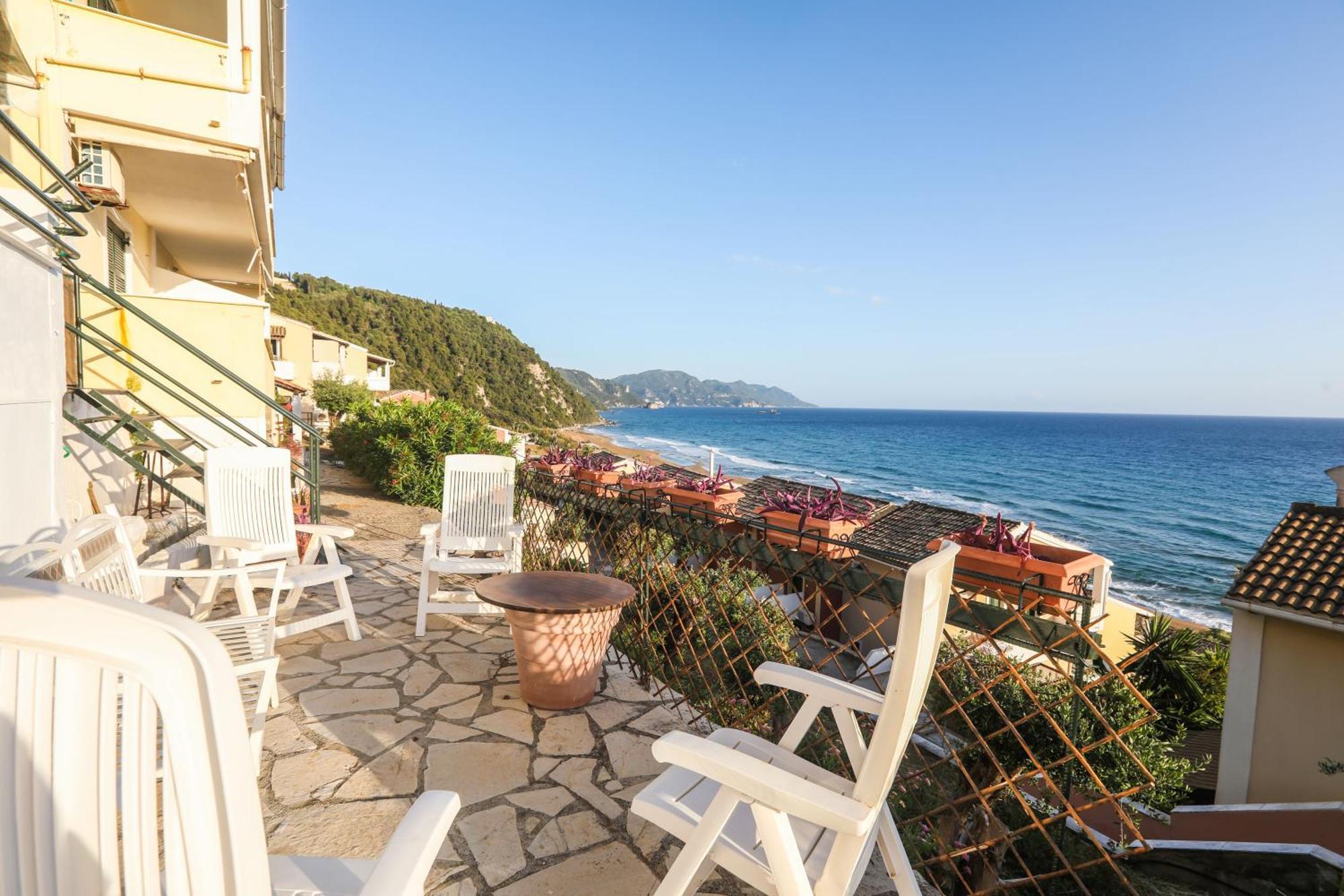 Grammhouse Corfu - Glyfada Beach Eksteriør bilde