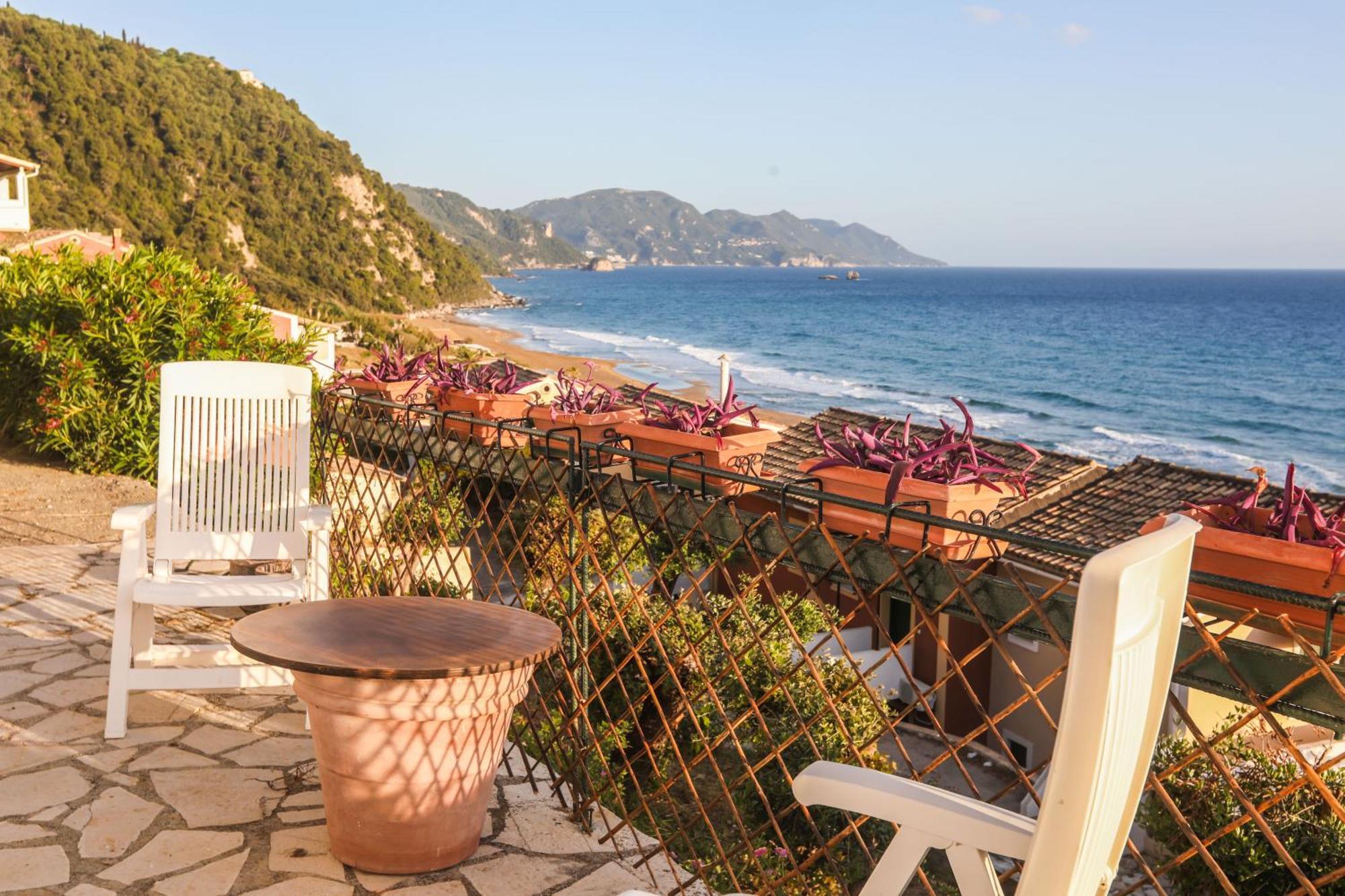 Grammhouse Corfu - Glyfada Beach Eksteriør bilde